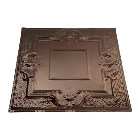 Acoustic Ceiling Products Great Lakes Tin Niagara 2' X 2' Nail-up Tin Ceiling Tile in Bronze Burst - T54-06